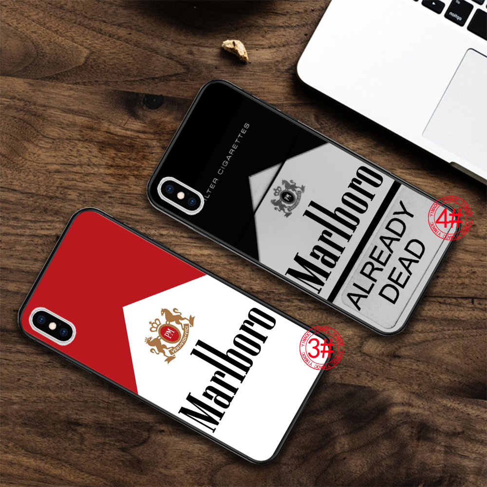 Ốp Điện Thoại Mềm In Logo Marlboro 130k Cho Iphone Xs Max Xr X 11 Pro 7 8 6 6s Plus