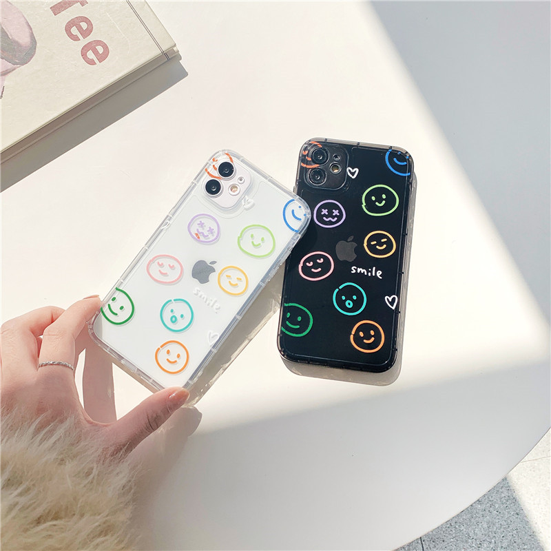 Ốp Lưng Điện Thoại Bằng Silicone Mềm In Hình Vuông Màu Nước Cho Iphone 12 / 11 Pro / Max / 6 / 6s / 7 / 8 Plus / X / Xs Max / Xr / Se 2020