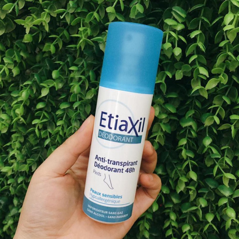 Etiaxil Deodorant Anti-transpirant 48H Pieds - Xịt Hỗ Trợ Cải Thiện Mồ Hôi Chân Hiệu Quả 100ml