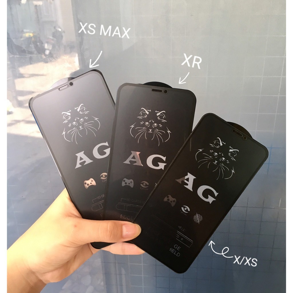 Kính Cường Lực Iphone Full Màn 💎Chống Vân Tay💎 Iphone 6_6s_6plus_6splus_7plus_8plus_X_Xs_Xsmax_11_11pro_11promax