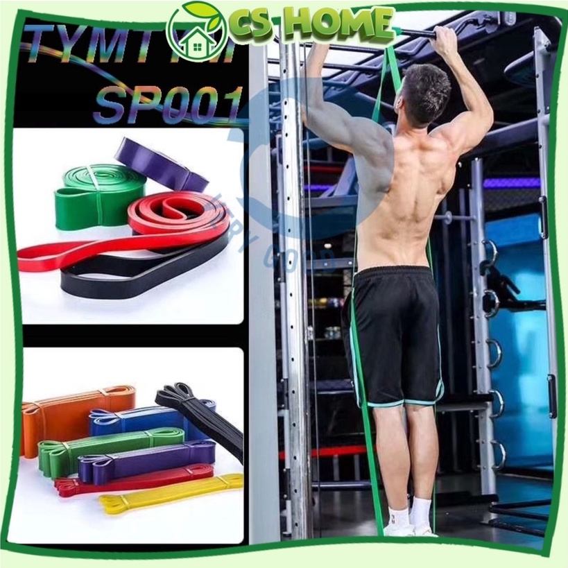 Dây kháng lực tập chân mông bản to, mini Band, tập gym thể thao tại nhà đa năng, vòng cao su đàn hồi (Tặng kèm túi)