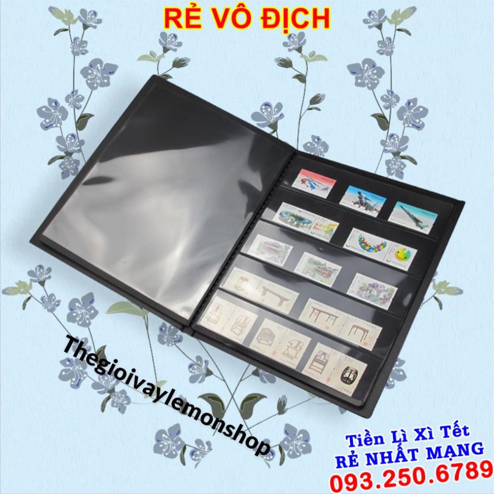 Album da đựng tem để được từ 350 tới 400 con tem cao cấp