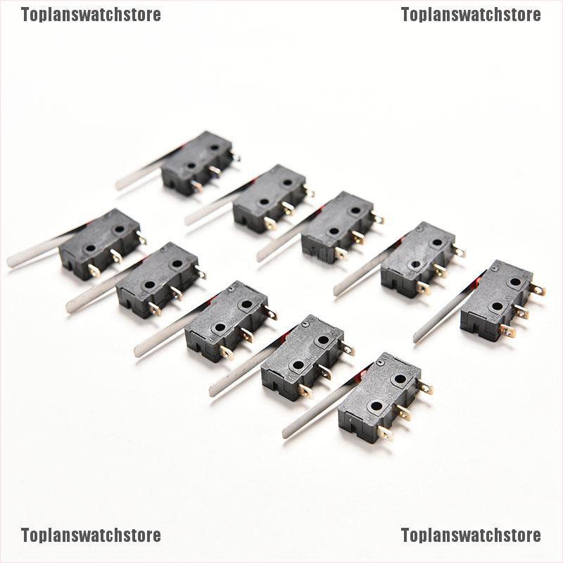 Set 10 Công Tắc Microswitch KW11-3Z 5A 250V 3PIN Chuyên Dụng