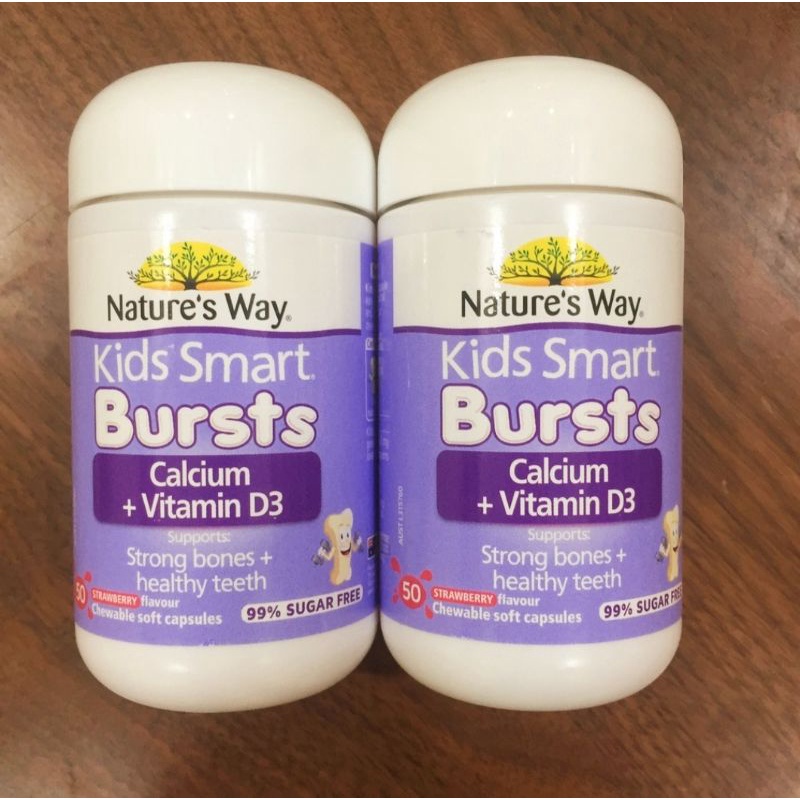 ✎NATURE’S WAY KIDS SMART CALCIUM + VITAMIN D3