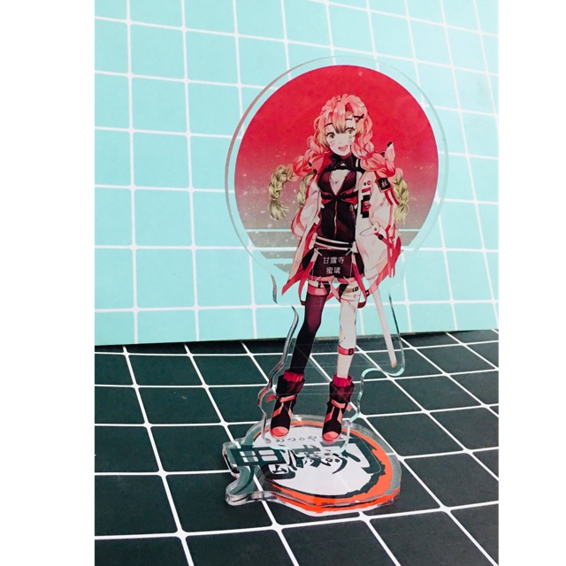 Standee để bàn kanroji mitsuri, tượng mô hình anime kimetsu no yaiba kanroji