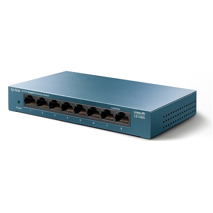 Bộ Chia Mạng 8 Cổng Sắt 1000Mbps TPLink LS108G - Switch 8 Port Gigabit - Hàng Chính Hãng