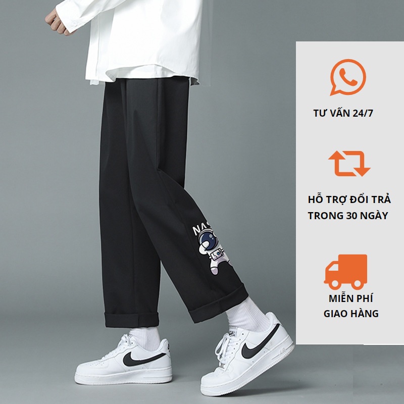 Quần Kaki Baggy Basic Nasa Phong Cách Thời Thượng, Form Unisex MT Group.