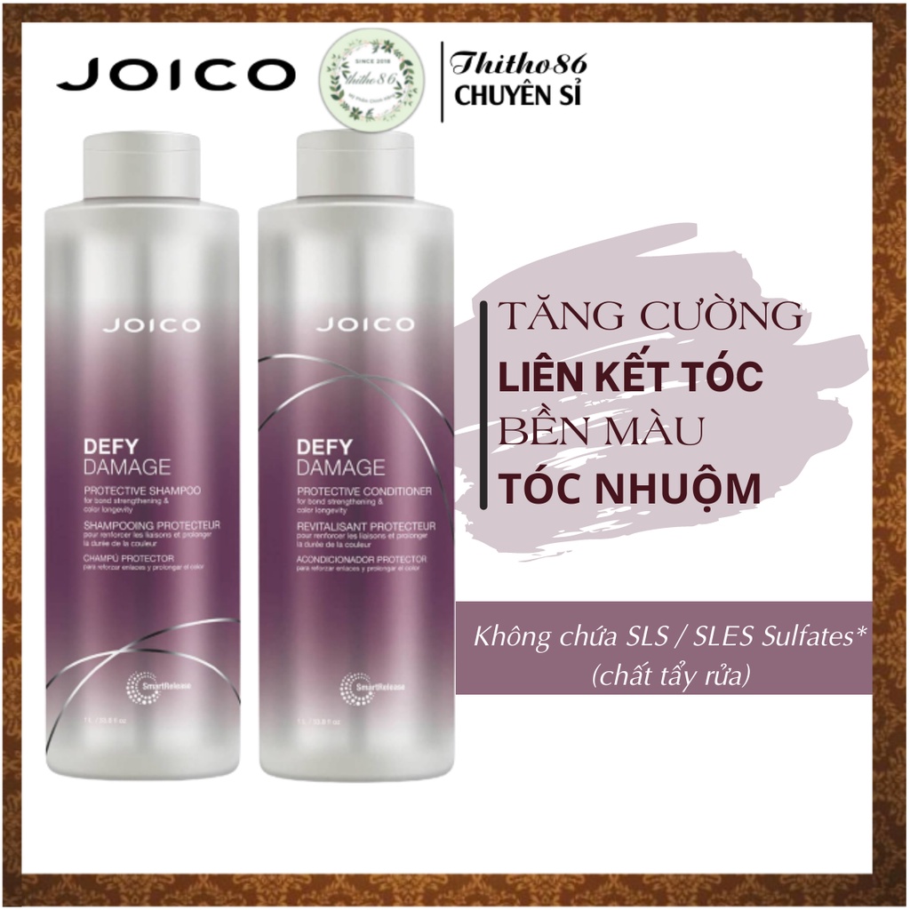 Dầu Gội Xả Ngăn Ngừa Và Chống Hư Tổn Tóc JOICO Defy Damage Protective 1000ml