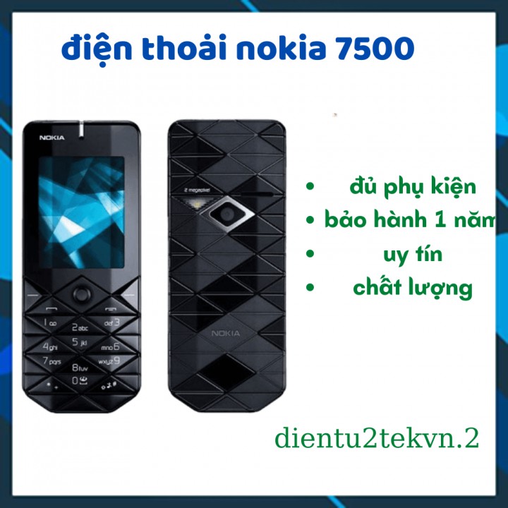 [Freeship toàn quốc từ 50k] Điện Thoại Nokia 7500 main zin chính hãng có pin và sạc Bảo hành 12 tháng | BigBuy360 - bigbuy360.vn