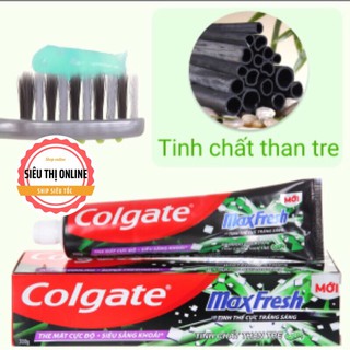 Kem đánh răng colgate maxfresh than tre hộp 200g