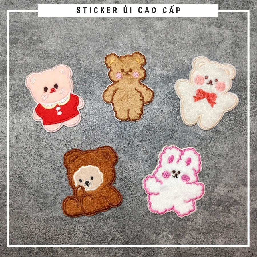 Sticker Ủi Áo Cao Cấp Dùng Làm Miếng Vá Quần Áo, Có Sẵn Lớp Keo Nên Bạn Chỉ Cần Dùng Bàn Ủi Để Ủi Là Dính !