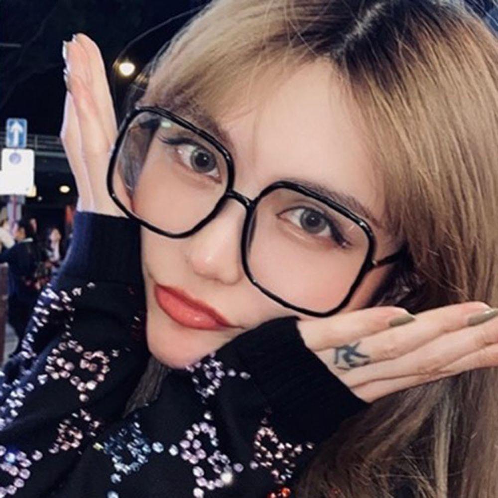 Kính Mát Gọng Vuông Lớn Chống Ánh Sáng Xanh In Họa Tiết Da Báo Phong Cách Cổ Điển Cho Nam Và Nữ