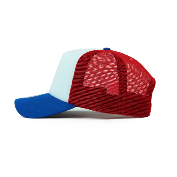 Mũ lưỡi trai nón kết BIG-Sponge two-tone Mesh plain baseball cap Blue/Red  B017 Mũ PREMI3R lưỡi trai phong cách hàn quốc