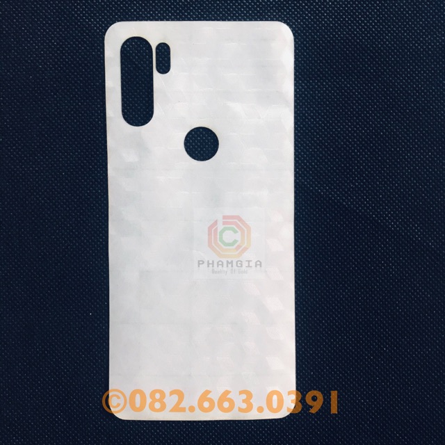 Skin carbon dán mặt lưng 3D Vsmart Active 3 bảo vệ máy ít trầy