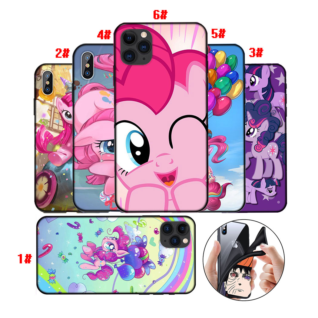 Ốp Điện Thoại Silicon Mềm Đen Hình My Little Pony Cho Iphone 11 Pro Max 12 Mini Pro Xs Max Se 2020 Xc51