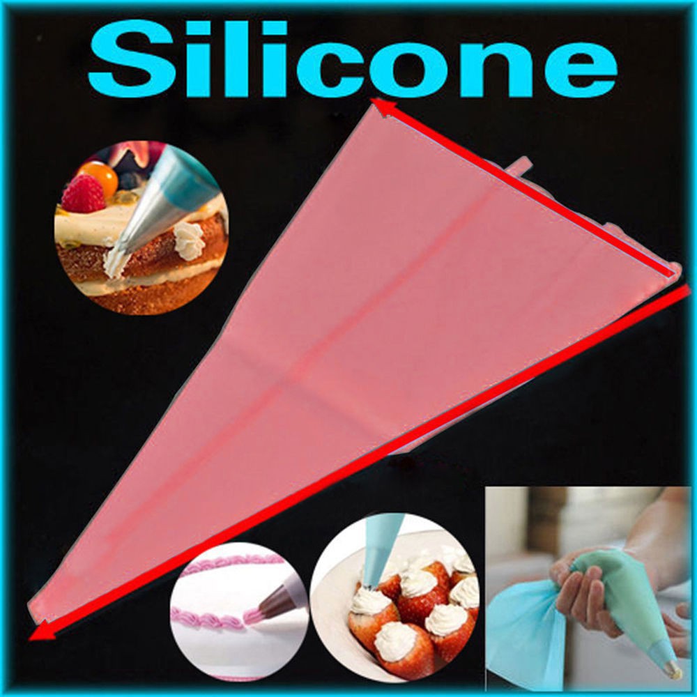 Túi đựng bắt kem trang trí bánh bằng silicon 3 kích thước