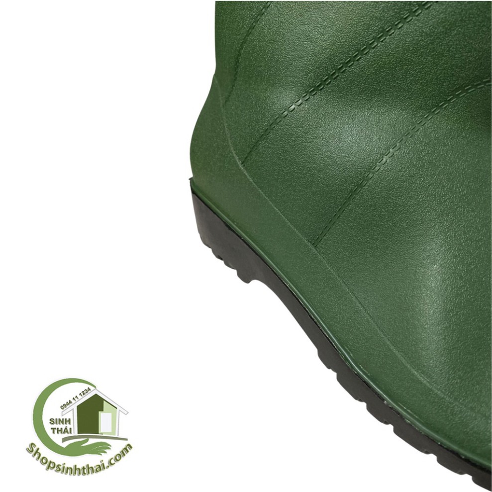 Ủng đi mưa - làm vườn - ủng boot bảo hộ lao động - màu xanh lá