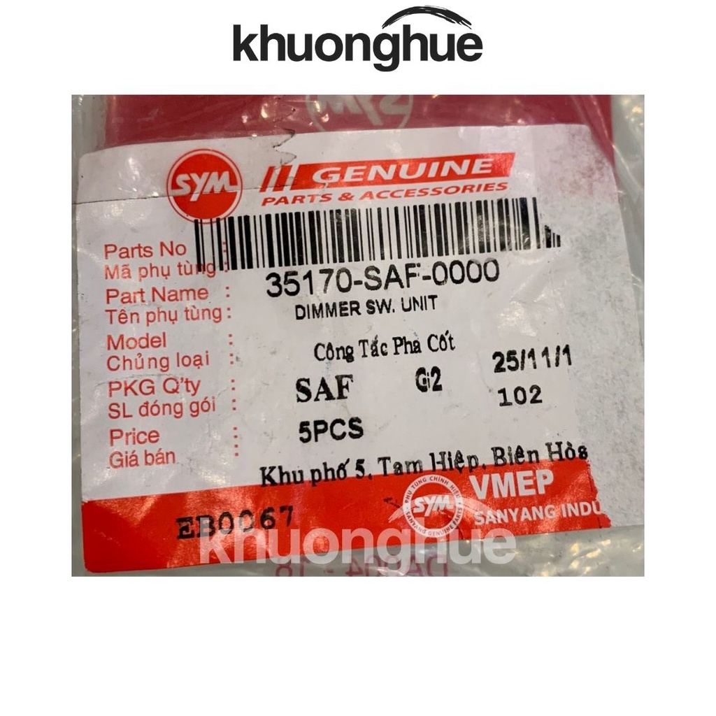 Công tắc pha cos Elegant