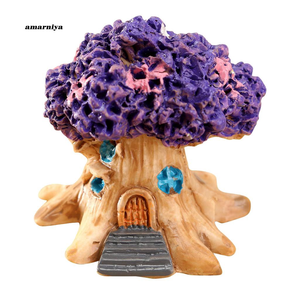 Mô hình ngôi nhà trên cây trang trí tiểu cảnh độc đáo