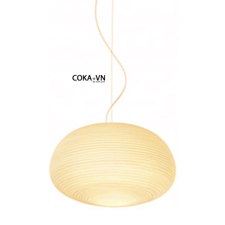 Đèn thả thủy tinh-đèn thả trang trí phòng khách-phòng ăn-quầy bar-cửa hàng TT25 chóa thủy tinh màu trắng
