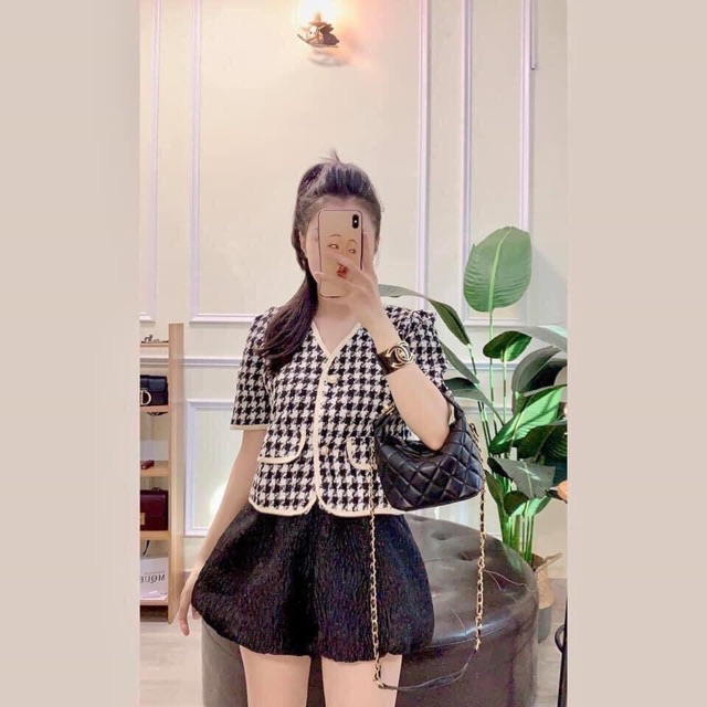 Áo dạ ngắn zic zắc nữ siêu hot (sẵn hàng) | BigBuy360 - bigbuy360.vn