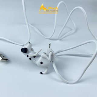 Cáp sạc iphone kiểu dáng hình chú chó đốm casealpha