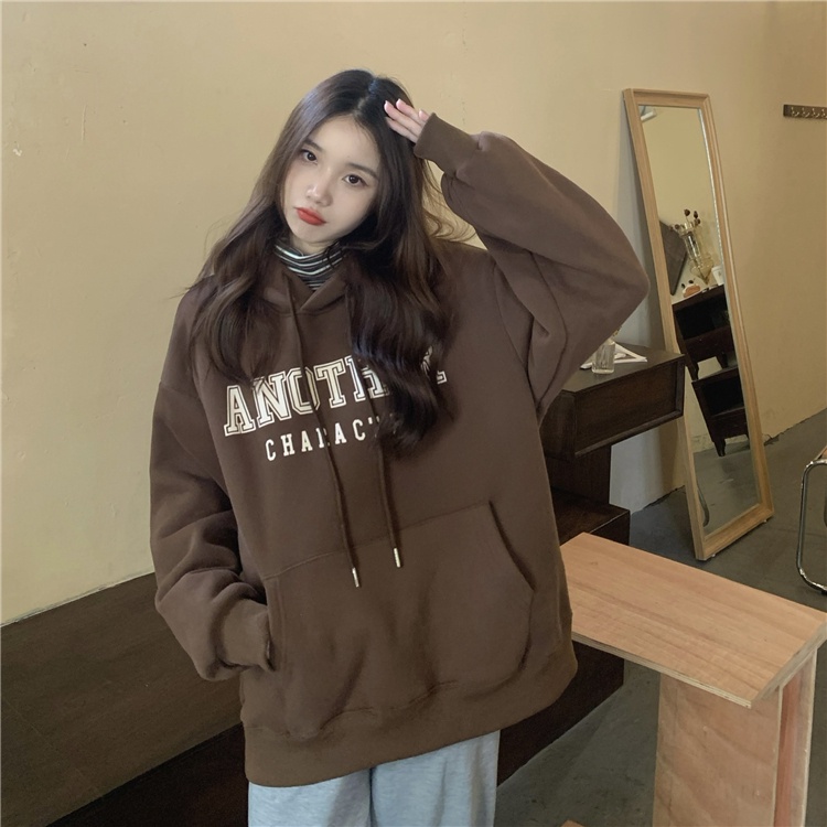 Áo hoodie Perty dáng rộng thời trang phong cách Hàn Quốc cá tính cho nữ