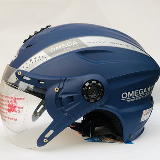 Mũ bảo hiểm có kính 1/2 OMEGA 760 kính
