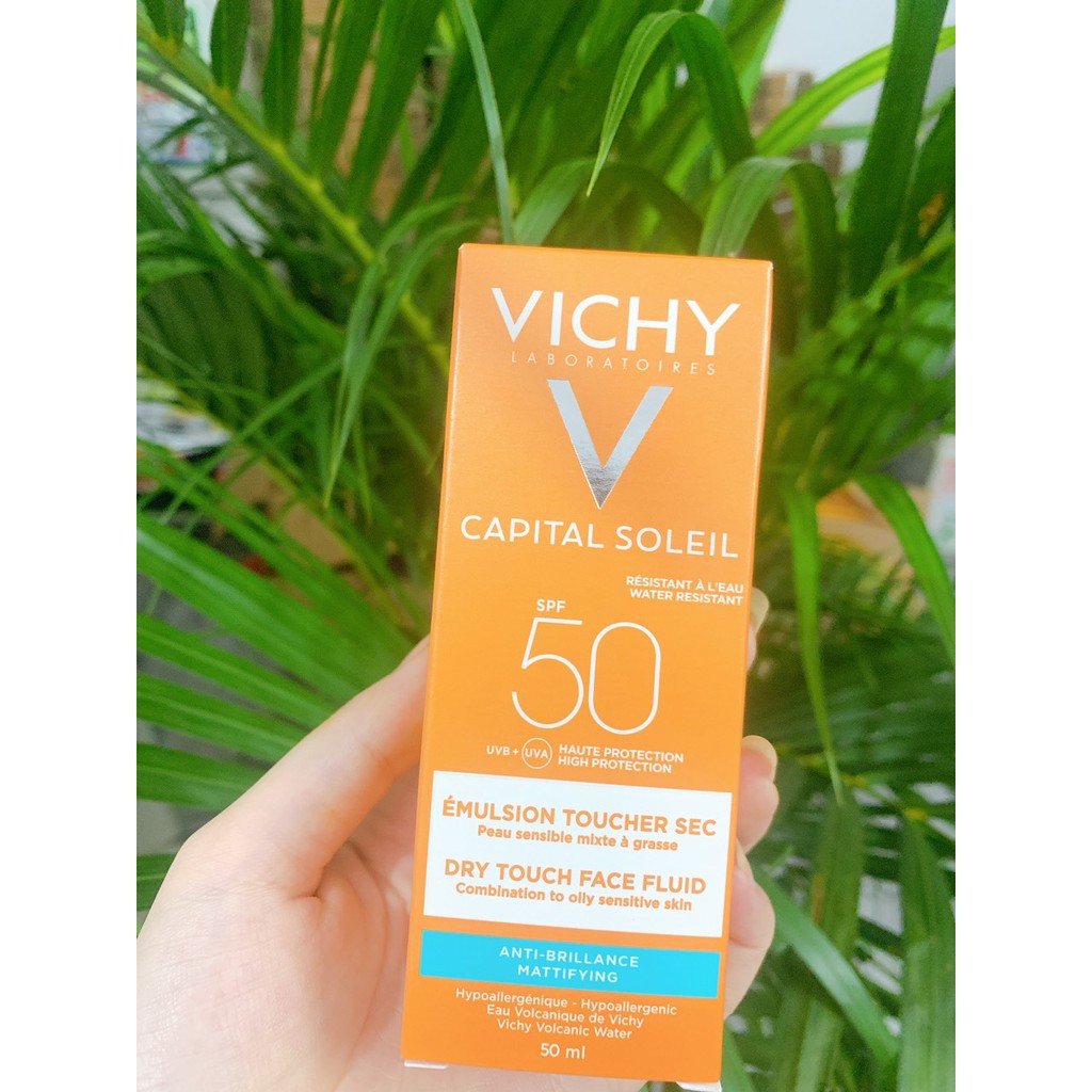 Kem Chống Nắng Vichy SPF 50 Ideal Soleil 50ml mẫu mới