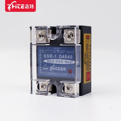 Một pha rắn Rơle 40A/60A/AC DC điều khiển 220V/SSR-D4840/12V