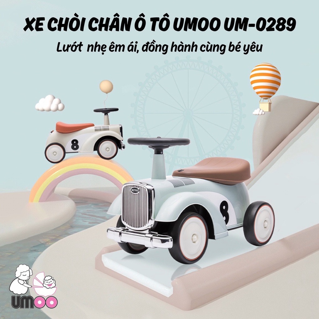 Xe chòi chân ô tô Umoo UM-0289 mới nhất 2021