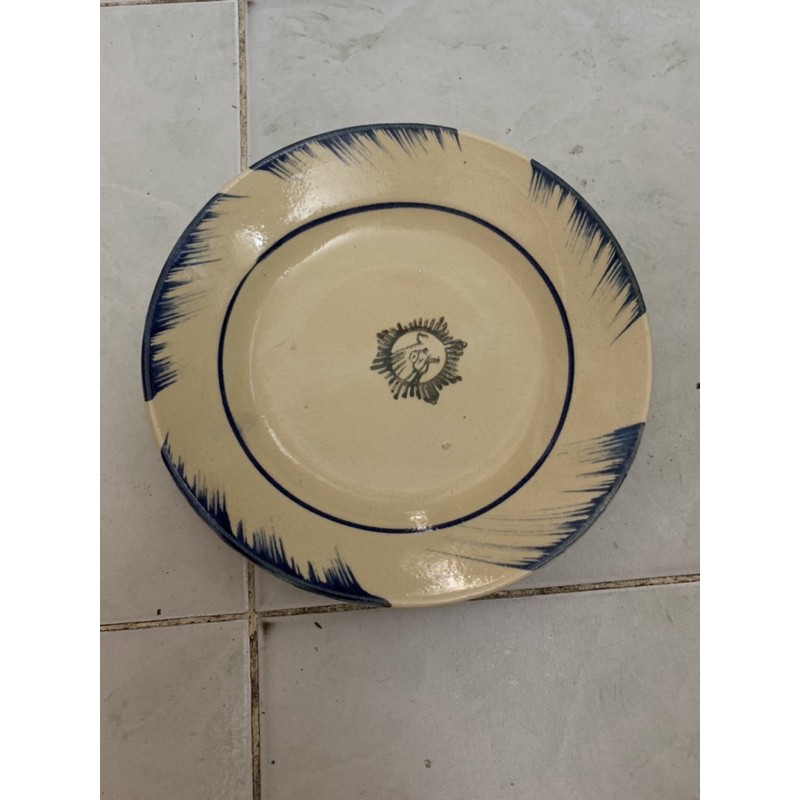DĨA PHẾCH XANH KIỂU XƯA SIZE 17cm và 19cm