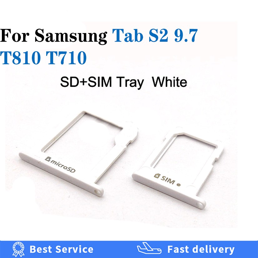 Khay Đựng Thẻ Sim Micro Sd Cho Samsung Galaxy Tab S2 9.7 T710 Sm- T815 T810 T715