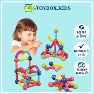 Hộp Đồ Chơi Xếp Hình Nam Châm - Món Quà Ý Nghĩa, An Toàn Cho Bé- Shop TOYBOXKIDS