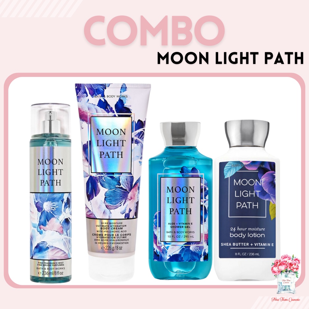 Sữa Dưỡng Thể Bath & Body Works Body Lotion Moon Light Path Hương Thơm Thoang Thoảng  Tinh Tế Giúp Mịn Da 236ml
