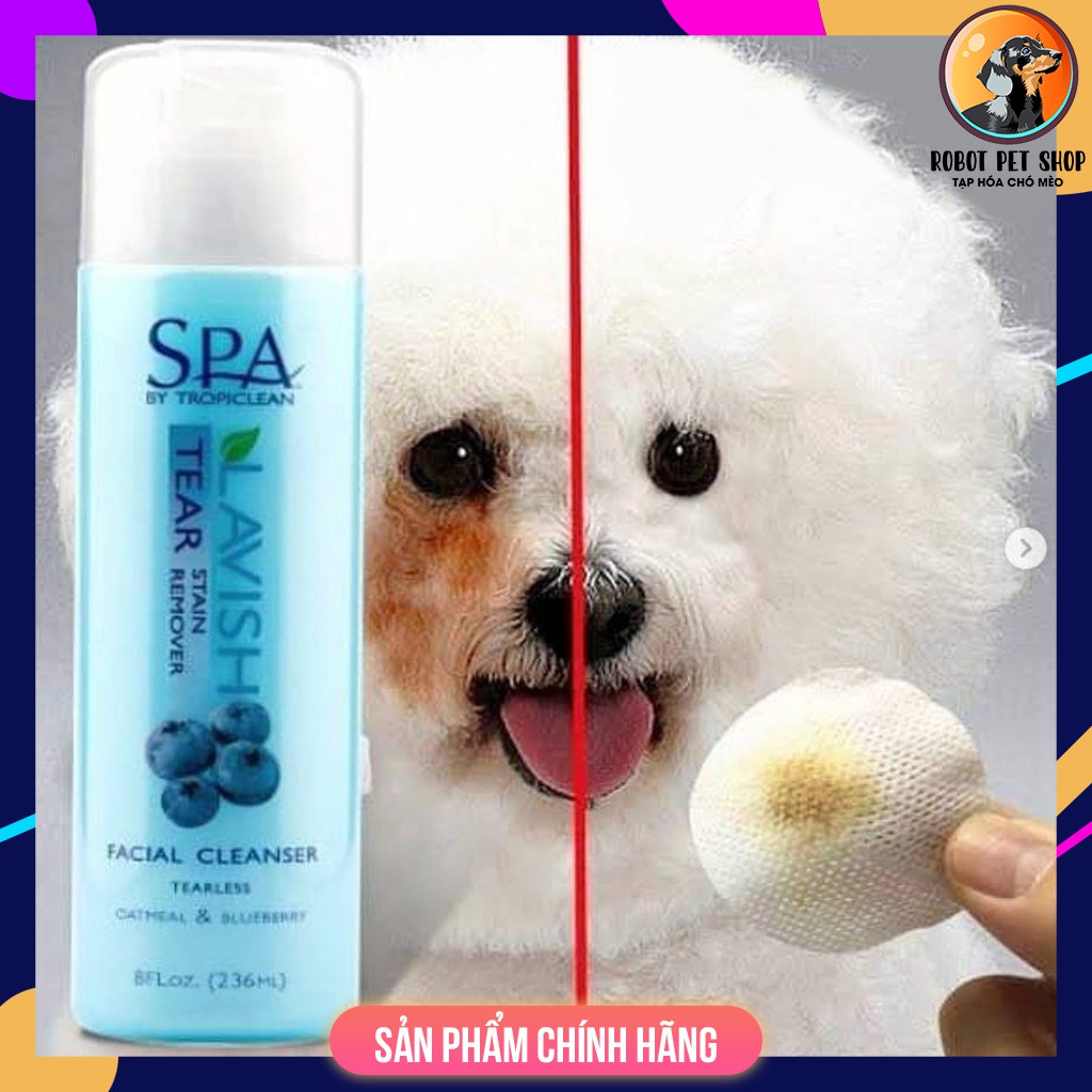 Sản phẩm hỗ trợ SPA - Sửa vệ sinh mặt cho chó mèo - Tropiclean lavish