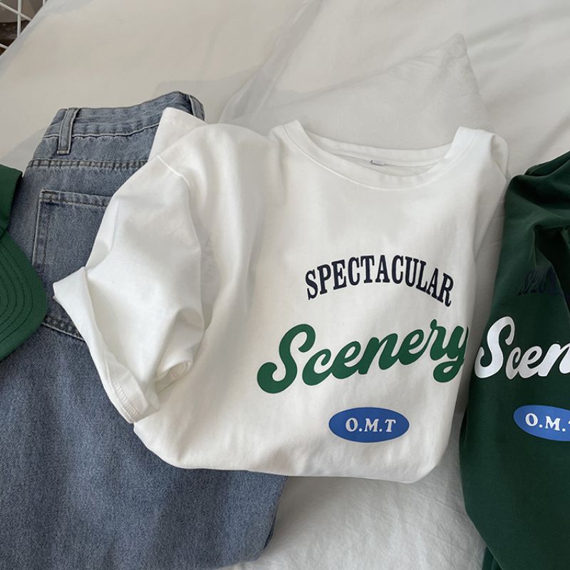 Áo phông nam,nữ unisex in hình SARA mã 3158