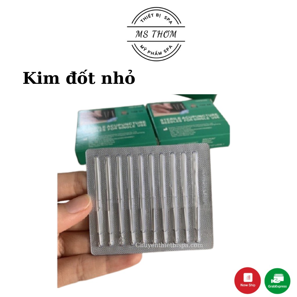 Kim đốt mụn ruồi, mụn thịt, đốt ổ nách chuyên dùng trong spa (vỉ 10 cái)