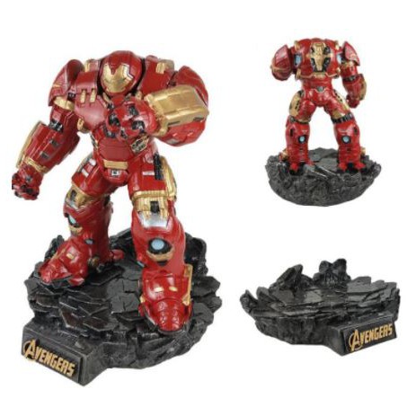 Mô hình đồ chơi nhân vật người khổng lồ xanh Hulk Mavel toàn thân Hulk Buster Iron Man 32cm tượng người sắt ironman