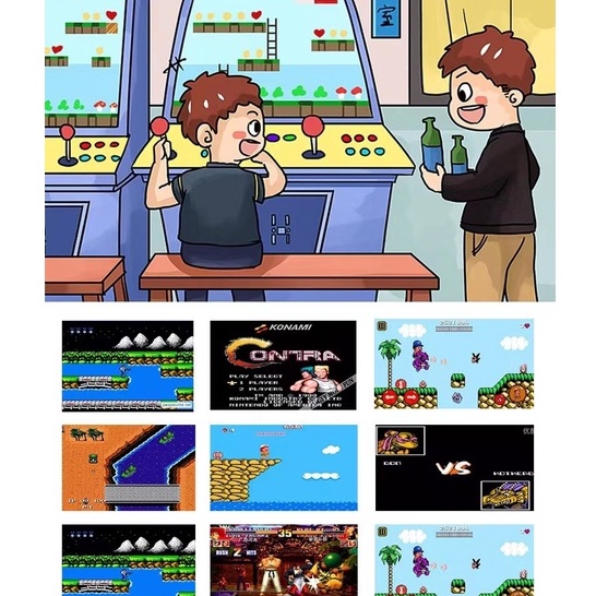 Máy chơi game cầm tay x7 màn hình 4.3 Inch 8GB 10000 trò chơi