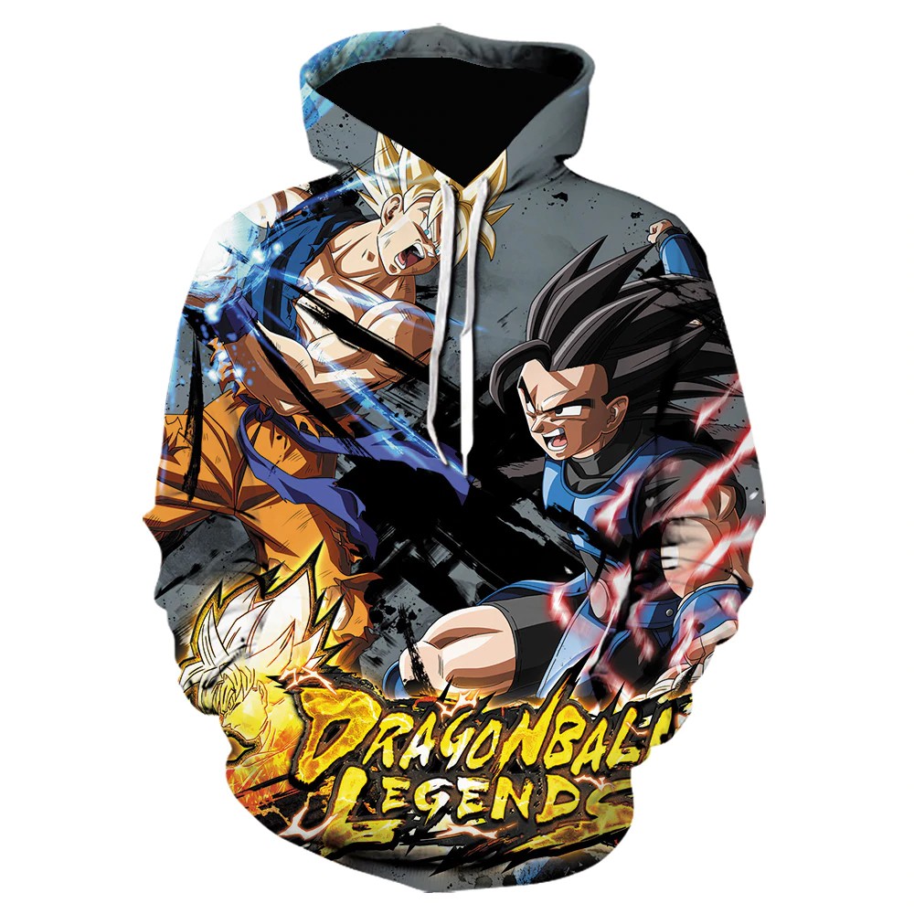 Áo Hoodie In Hình 3d Anime Dragon Ball Z Super Goku Pl