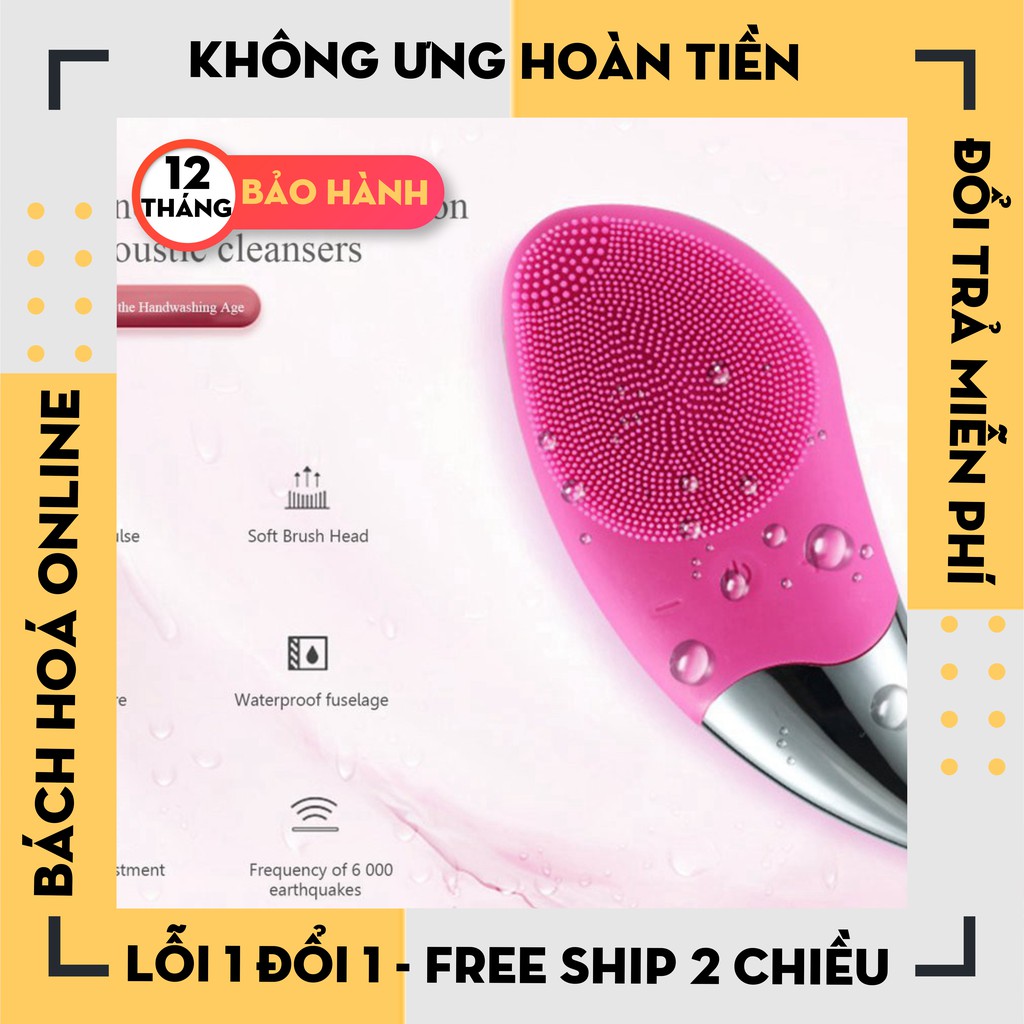 [Hàng Loại 1]  Máy rửa mặt cầm tay mini,máy massage mặt tích điện cao cấp - Bảo hành 12 tháng | BigBuy360 - bigbuy360.vn