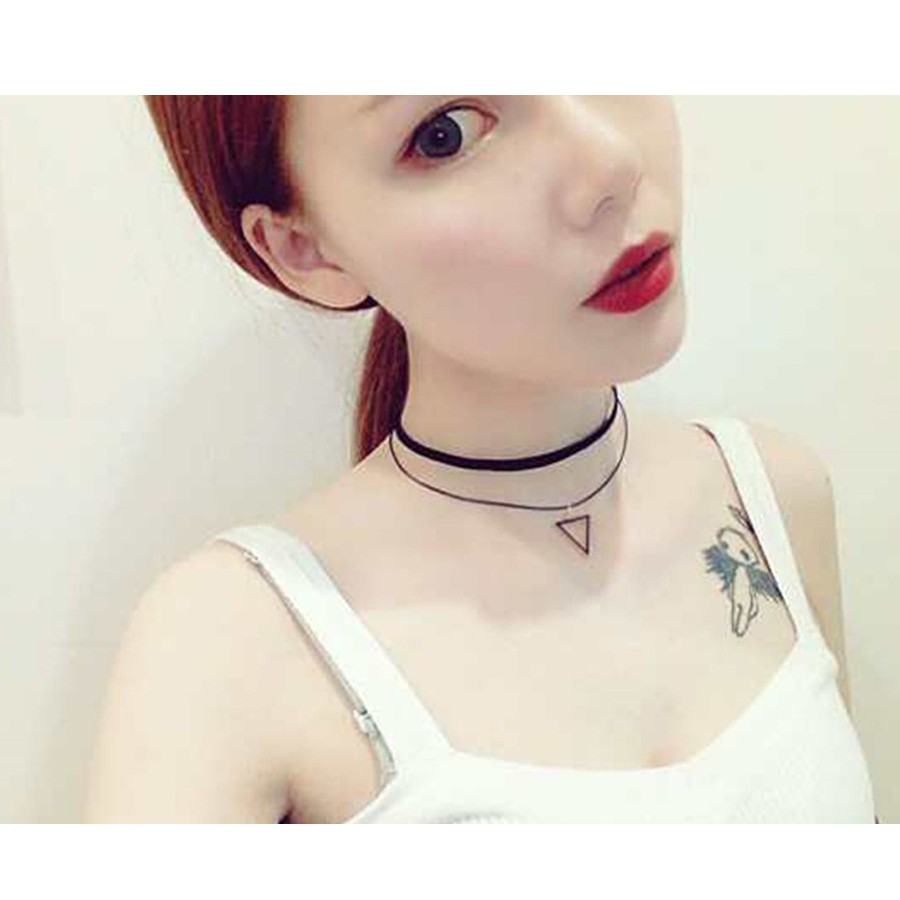 Choker giá rẻ - tam giác đen MS 20