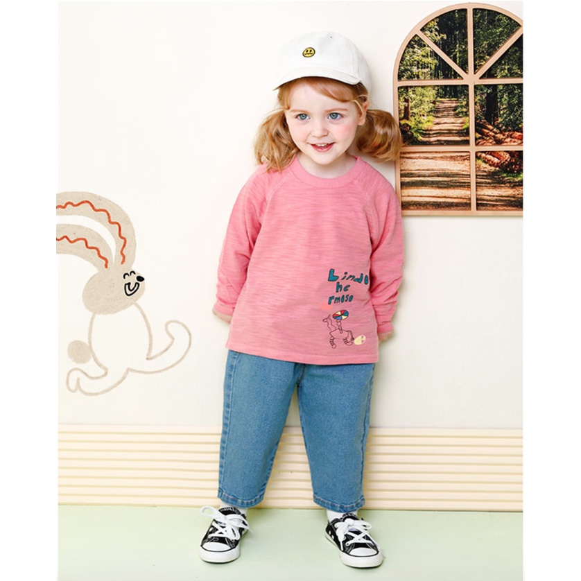 Áo cotton dài tay bé trai bé gái maquts08 MM2