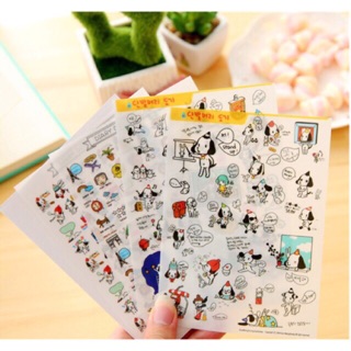 Sticker 6 tấm cute