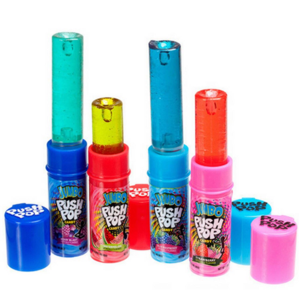 [CÓ ĐÈN PHÁT SÁNG] Kẹo Son Flash Pop loại to 34g - Mỹ