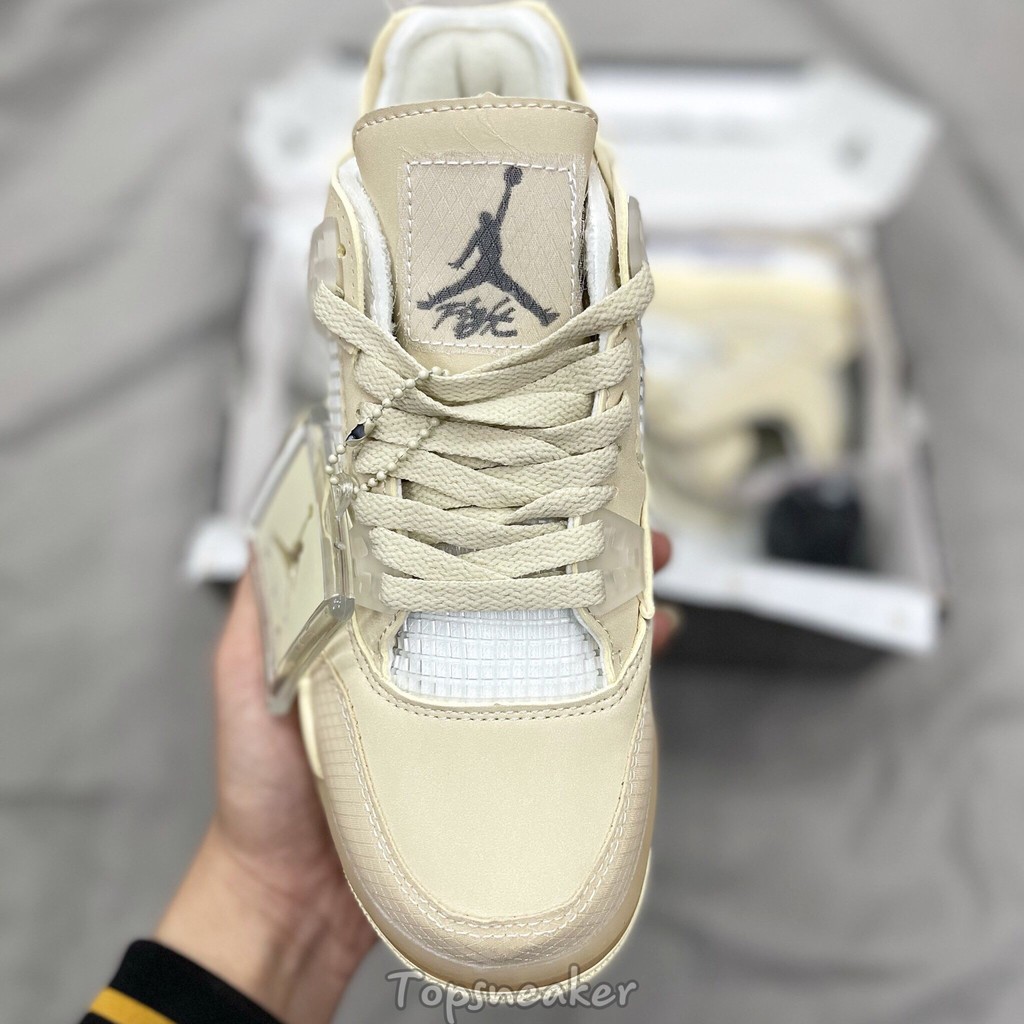 Giày Sneaker Jordan 4 OffWhite
