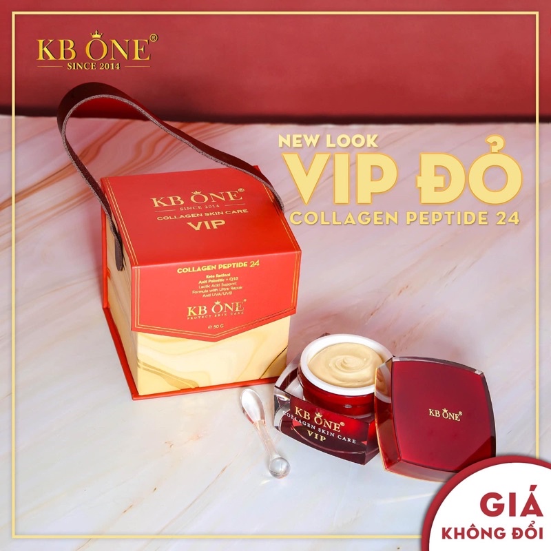 Kbone Vip Đỏ - Kem dưỡng da mặt cao cấp