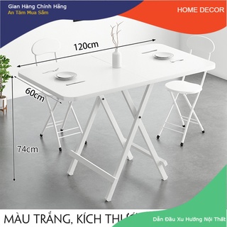 Bàn ăn thông minh gấp gọn , Bàn gỗ tiết kiệm diện tích màu sắc hiện đại