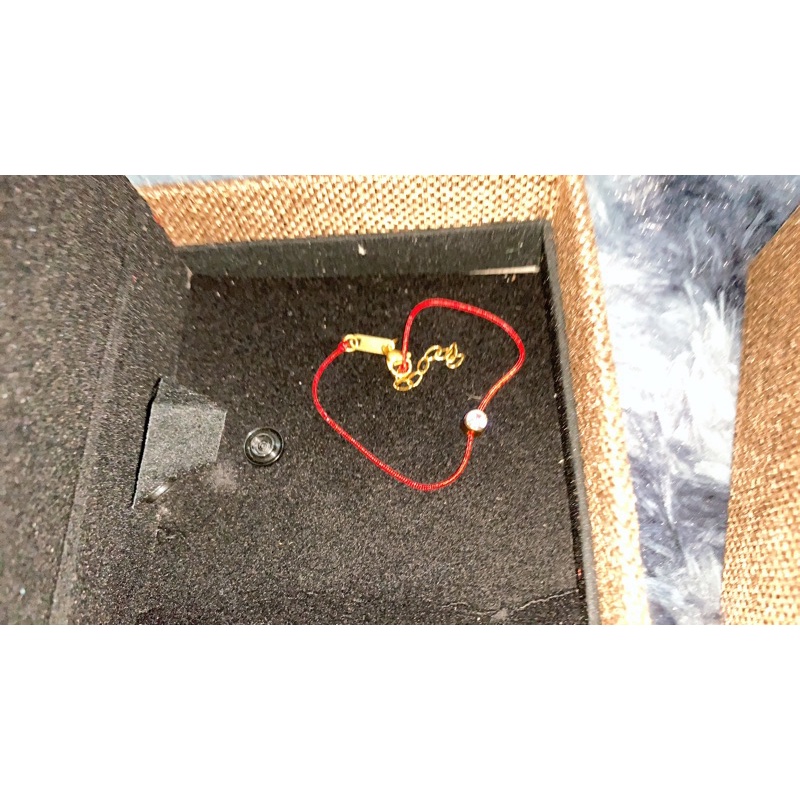 Vòng Tay chỉ đỏ kim vàng Thai Lan 18.K Kèm Hộp Nhung Xịn [Có tri chu theo ten+N